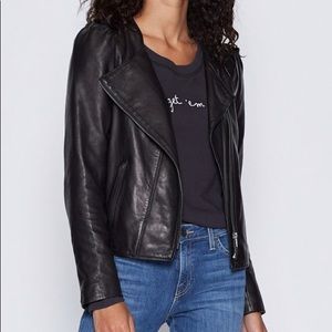 Hour Derica Lamb Leather jacket Size M NWT